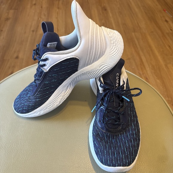 Under Armour Curry Flow 9 Team Basketball Shoes Men\'s Size 12 3025631-101 Clean